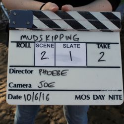 Slate on the set of Mudskipping